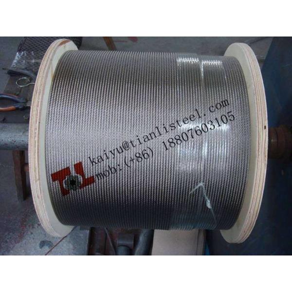 6x37+IWRC Stainless Rope A2 304 A4 316 diameter 12mm