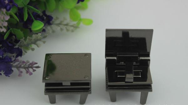 Guangdong Supplier Custom Gold & Gunmetal Color Metal Bag Accessories Twist Lock