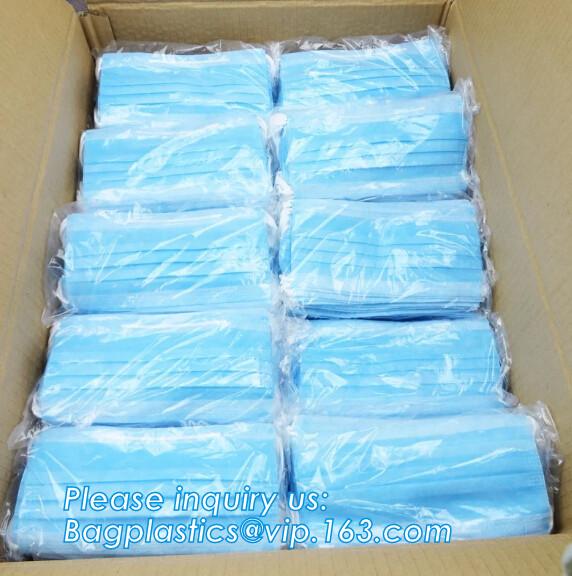 Anti smoking Disposable dust medical face masks,Medical supplies non woven 3ply earloop disposable face mask bagplastics