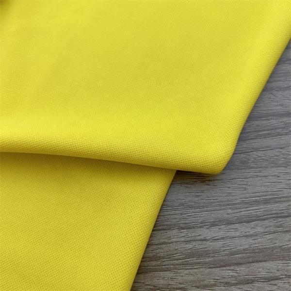 100% Polyester Pique Knitted Fabric Breathable Clothing For POLO Shirts And T-Shirts