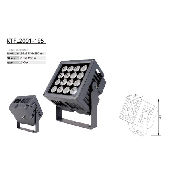 100W 120W Led Wall Washer Lumières extérieures architecturales extérieures Wall Wash Lighting