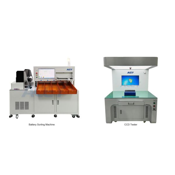 Semi Automatic Cylindrical Lithium Ion Battery Pack Assembly Line For 32140 33140