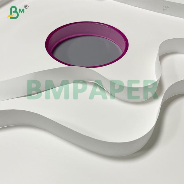 White Printable Straw Wrap Paper SGS 25gsm in Roll