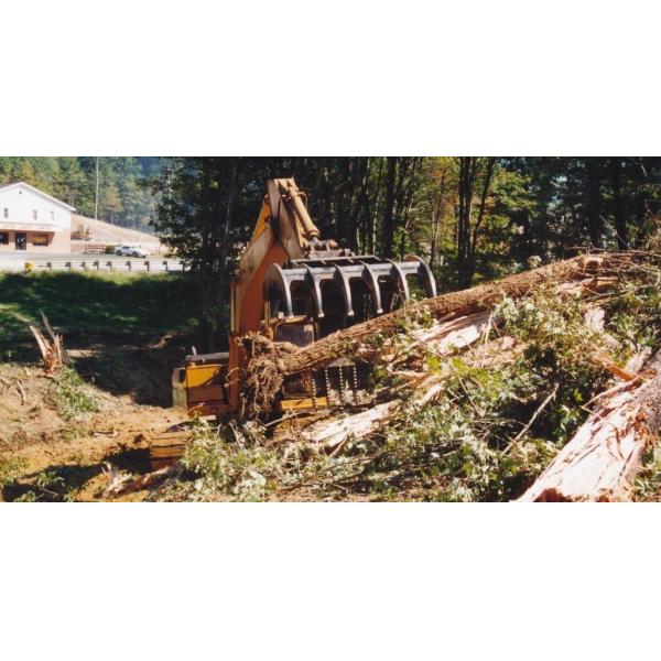 Лесохозяйство грабл щетки экскаватора 13 тонн для строительства дорог