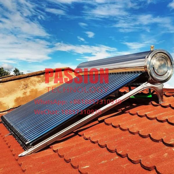 300L High Pressure Solar Water Heater 200L SS304 Heat Pipe Solar Collector
