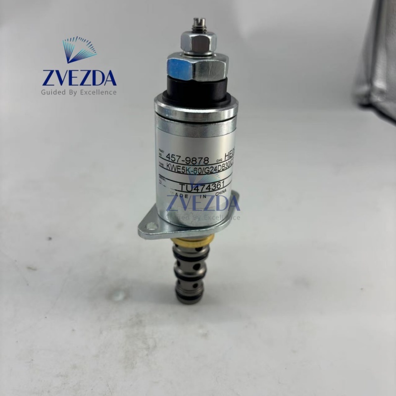 457-9878  Solenoid Valve KWE5K-60/G24DB30CT 24V, OEM Part 457-9878, Fit E320D E330D E336D