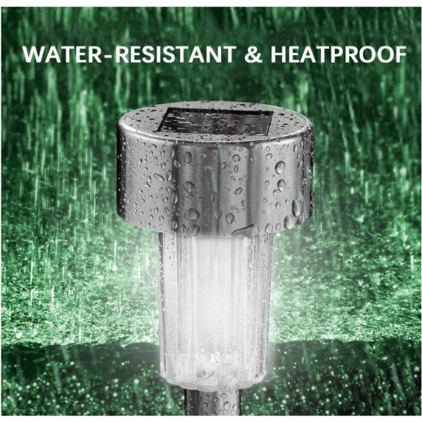 освещение тропы светов IP44 нержавеющей стали 600mAh автоматическое солнечное солнечное на открытом воздухе