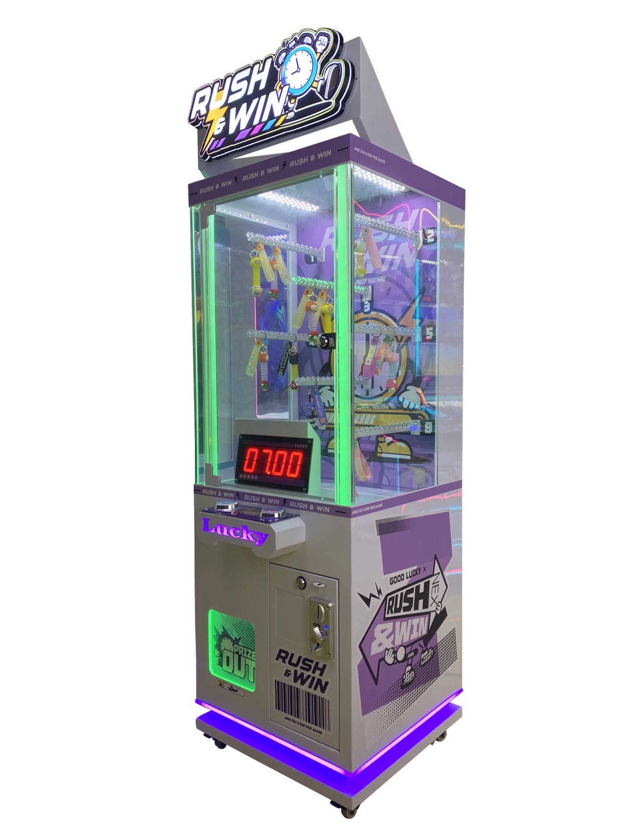 Coin Operated Magic Button | 7-Second Challenge Dual Hanging Gift Arcade Machine
