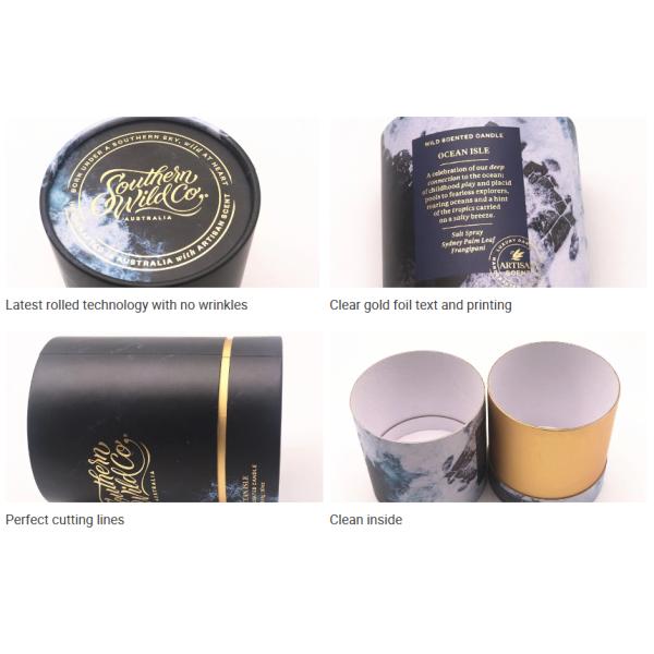 Decorative Storage Round Cardboard Gift Box With Lids Tea Branded Promotional Recycled