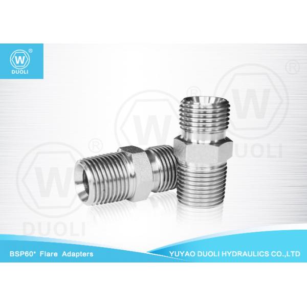 Garnitures de tube hydrauliques droites masculines durable de BSP/BSPT