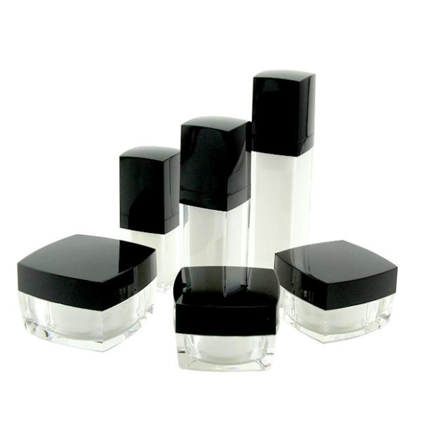 Square Cosmetic cream jar face cream Acrylic jar lotion bottle 30g 50g