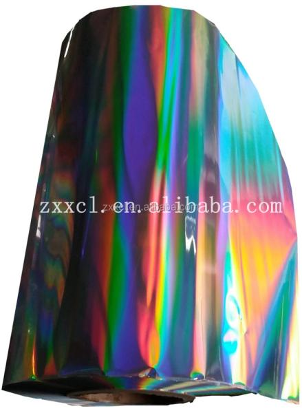 Seamless Rainbow Holographic PET Lamination Film For 15 Micron Wet Lamination Process