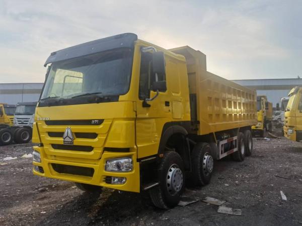 Second Hand HOWO 8x4 35-40 Ton Tipper Truck for Construction Mine in Good Condition