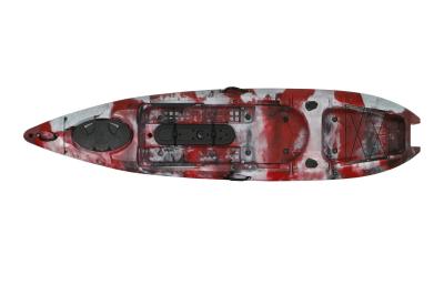 O PE único Sit On Tandem Sea Kayak personalizou o estábulo da parte alta da cor com leme