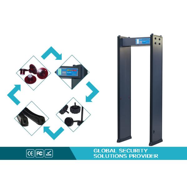 200 level door metal Metal Detector Security Gate , walk through scanner for exhibition hall