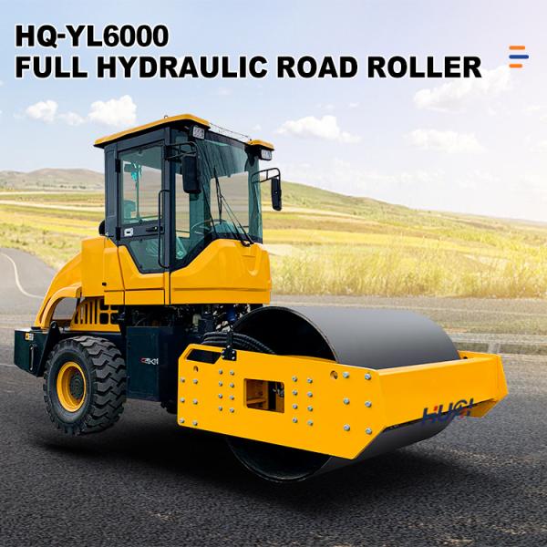 120 КН возбуждающая сила тандемный вибрационный роликовый компрессор для точного уплотнения асфальта