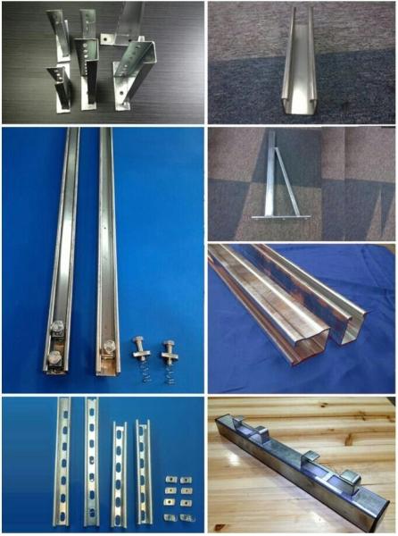 Galvanized Solar Rail Adjustable Fixing Bracket Solar PV Mounting Bracket Solar Tracker