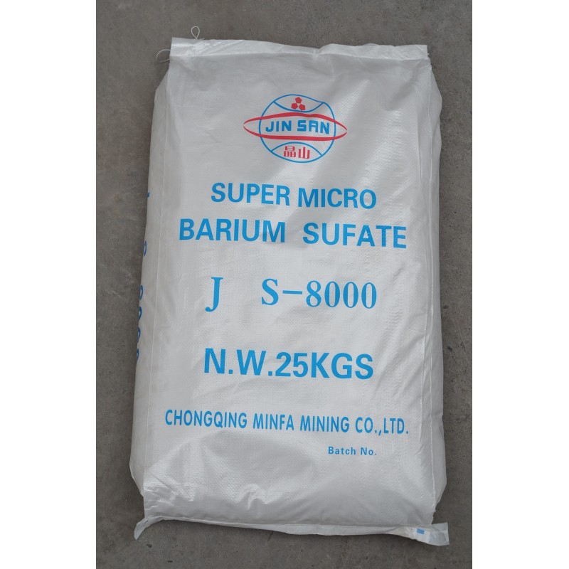 Sulfate Minerals Chemical Filler Barium Sulfate Powder For Chemical Industry Cas 7727 43 7