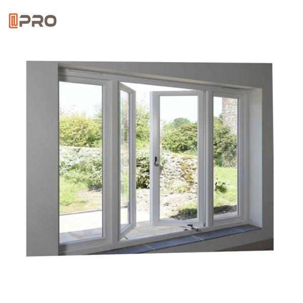 Aluminum Bay Casement Windows Double Glazed outdoor kitchen Windows