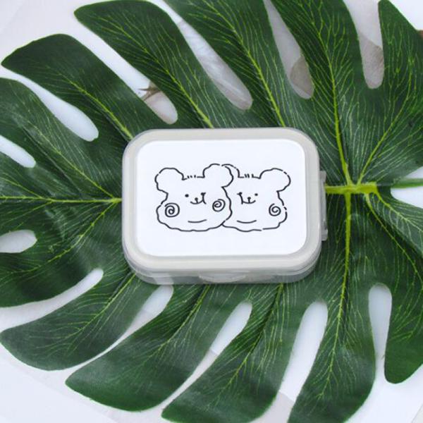 Коробка контактных линзов OEM косметическая для контейнера держателя набора перемещения глаз