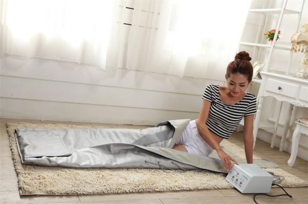 Weight Loss Far Infrared Blanket , 600W Portable Infrared Sauna Sleeping Bag