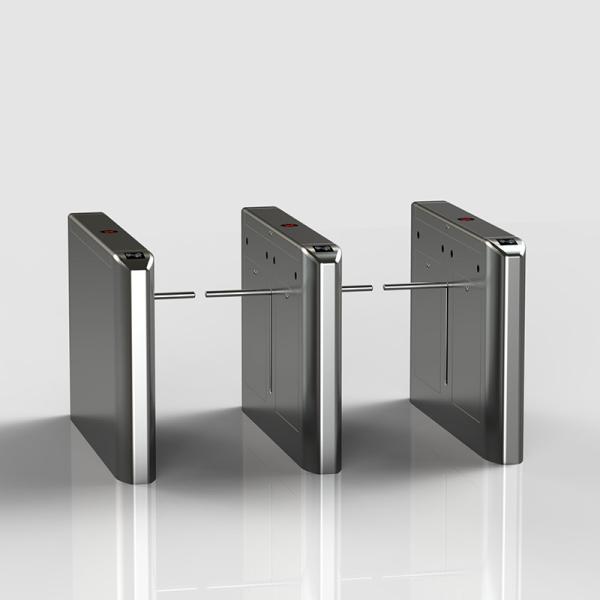 304 Stainless Steel Drop Arm Turnstile with BLDC Motor and Bi-directional Access Control