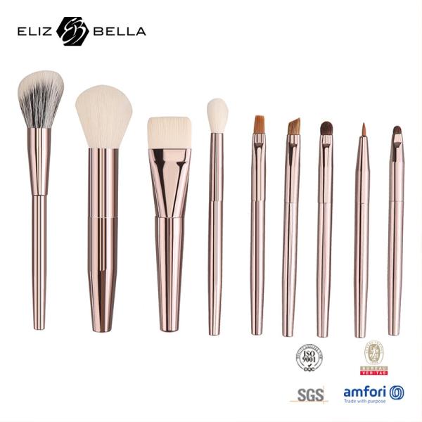 Essential Makeup Brushes Set with Customize Handle Synthetic Hair OEM Orders Welcome