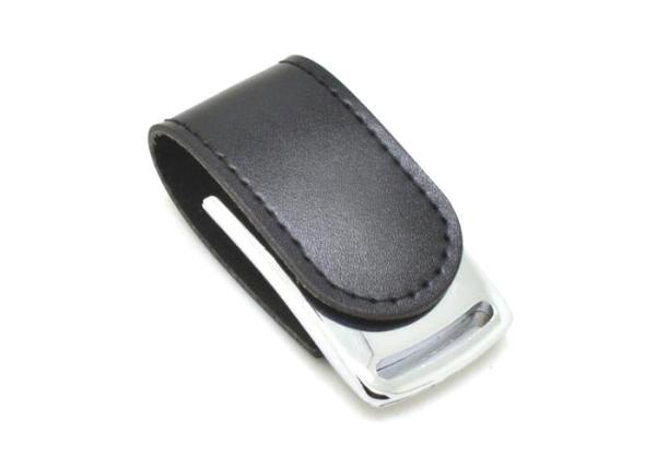 Leather Custom Printed USB Flash Drives A Grade Chip 92mm X 27mm X 17mm Size