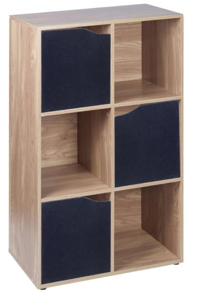 Modern design Living Room MDF Wood portable book shelf furniture