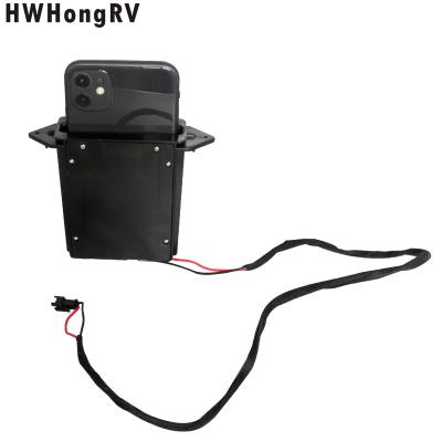 HWhongRV  RV car mobile phone wireless charging box for the MPV seat