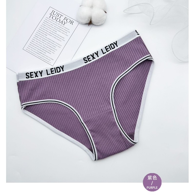 Wholesale Women High Quality 95% Cotton Fashionable Belt M-xl Women Brief Quality Slips Cotton Femme Lady Panty Briefs