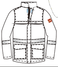 OEM Flame Retardant Workwear 350gsm Flame Proof Jacket