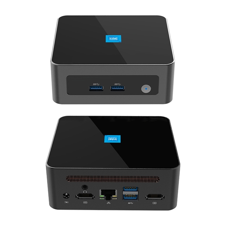 12th Gen N100 Processor Intel Mini PC DDR4 32GB With Single LAN Dual HDMI