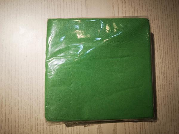 Disposable 20gsm Color Paper Napkin 33cm Wood Pulp