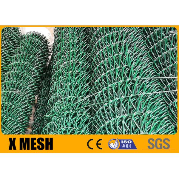 50 Foot Green Vinyl Chain Link Mesh Fencing ASTM F668