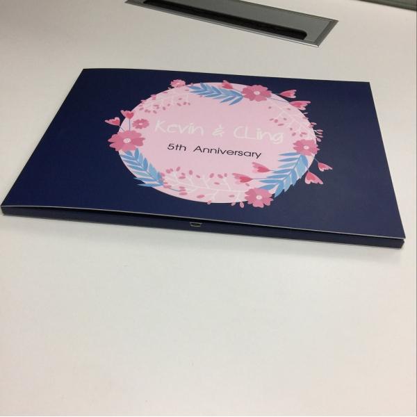 Creative Hd Video Brochure Mailer 7 Inch For Anniversary Invitation