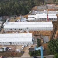 Kit de maison préfabriquée à Porto Rico Conteneurs de bureau 2 étages empilable cabine portable pour le travailleur du site minier