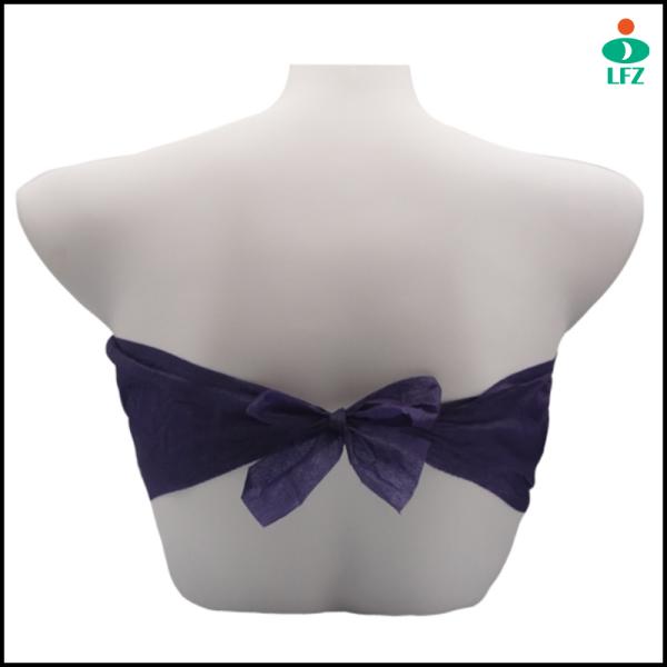 Disposable Bra for Women Nonwoven Underwear Spa Tops Individually Packed