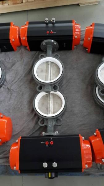 Aluminum Alloy Pneumatic Actuator for Butterfly Valve 32-400mm