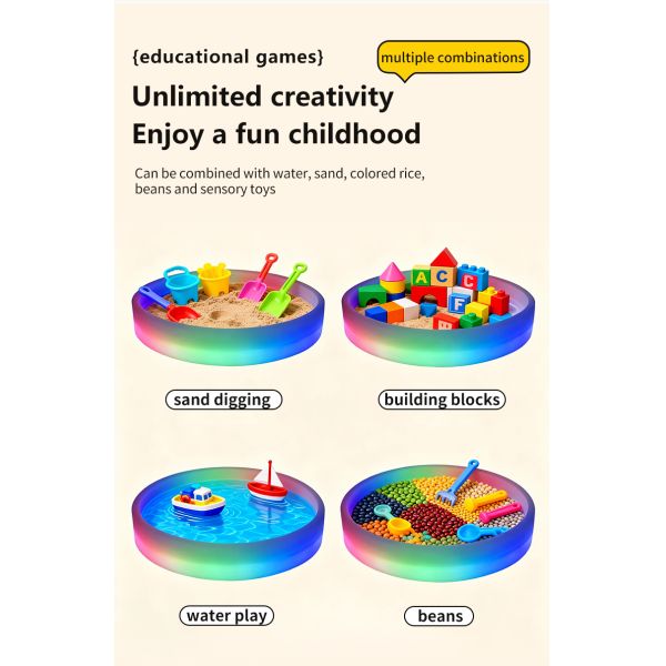 LED Sand Drawing Tray for Kids