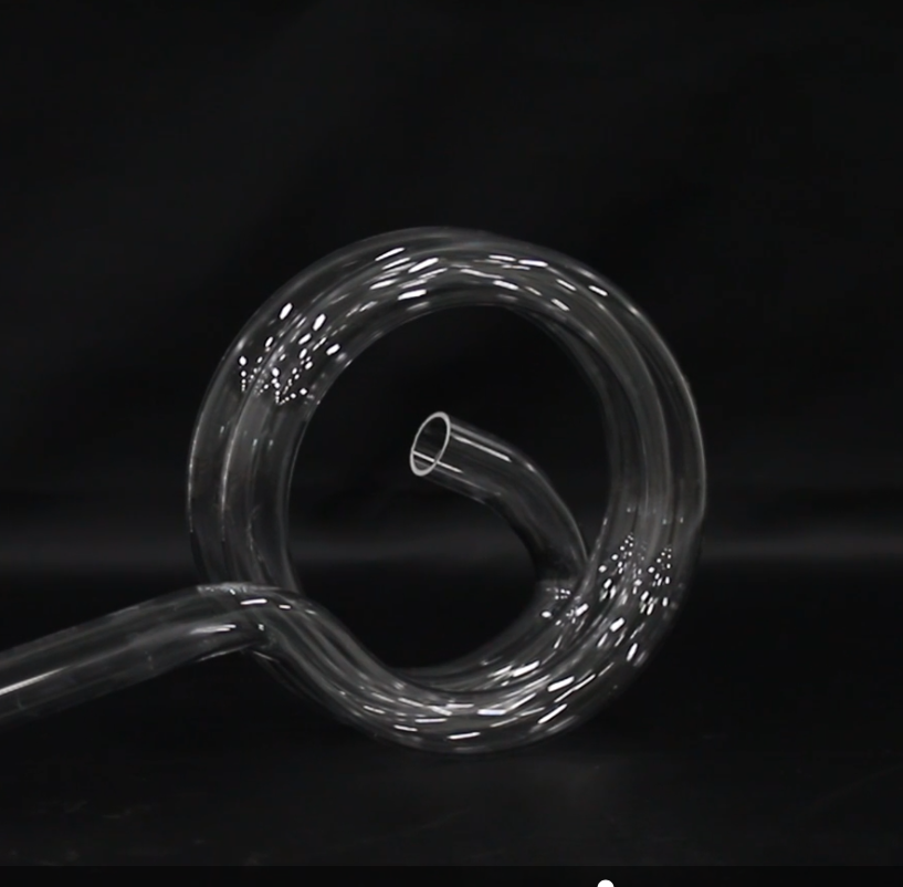 Lab Double Layer Quartz Glass Bottle with Round Bottom Three Neck
