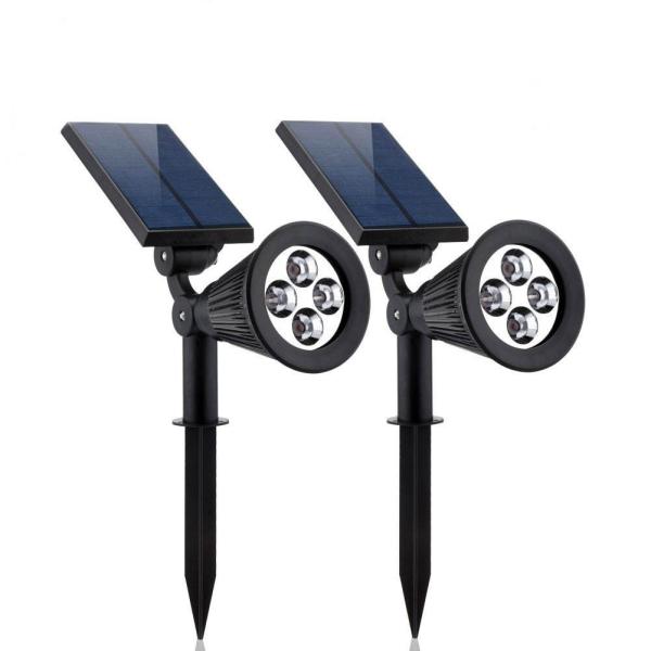 Modern Outdoor Luminaires Portable Led Solar Garden Color Changing Spotlight Supply IP65