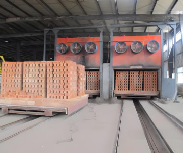 Horno de túnel a carbón para hacer ladrillos de secado y quema eficientes