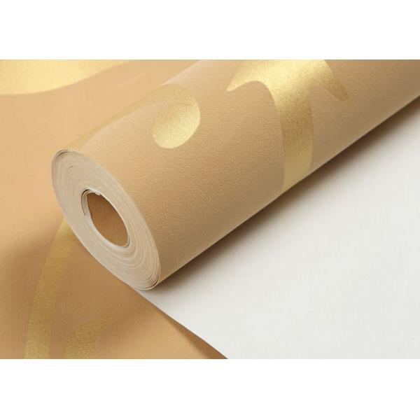 Съемные европейские обои типа с роскошной золотистой картиной листьев