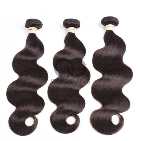 #2 Dark Brown Body Wave Remy Human Hair Bundles Sew In Weave Bundles Brazilian Bundle Deals