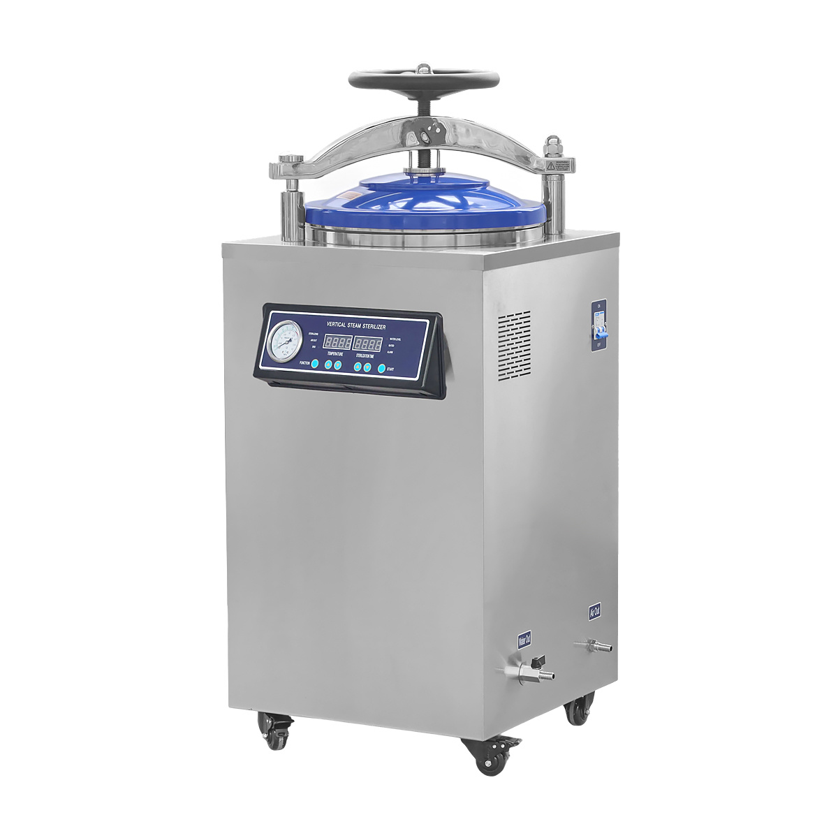 Cenlee Sample Preparation Lab Vertical Steam Sterilizer 116-134°C Microcomputer Control Stainless Steel Laboratory Autoclave