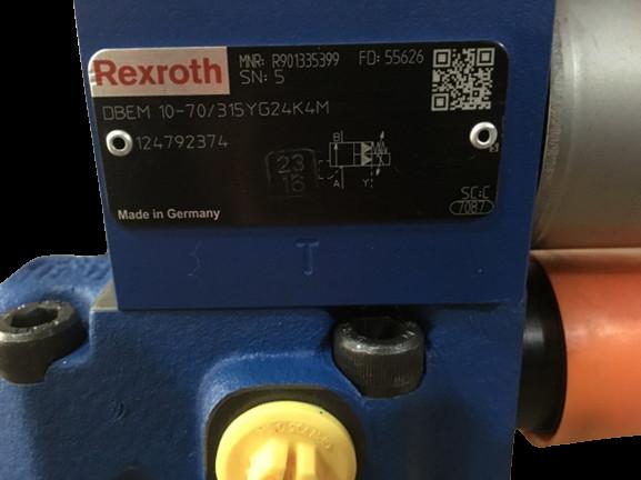 R900965477 DBW10A1-5X/315-6EG24N9K4 soupape proportionnelle Rexroth soupape magnétique pompe hydraulique plongeur pompe pompe pompe engrenage