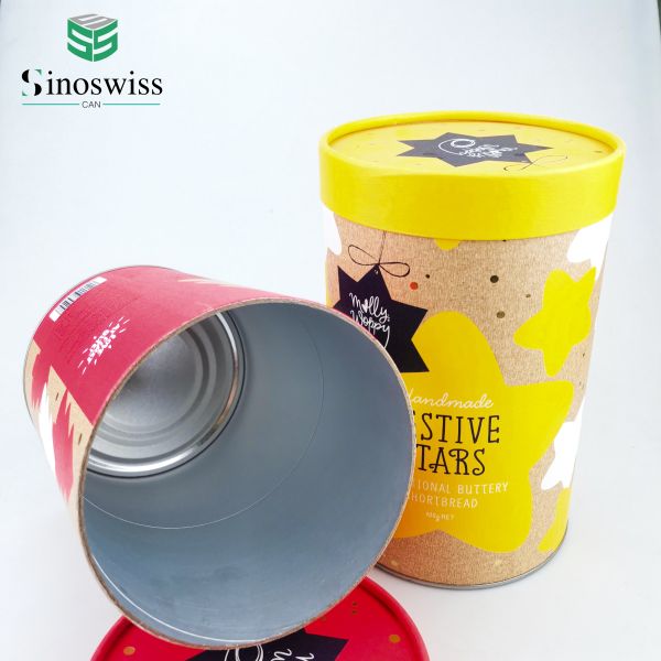 Custom Height Round Cardboard Tube Gift Box Candy Chocolate Paper Box Packaging