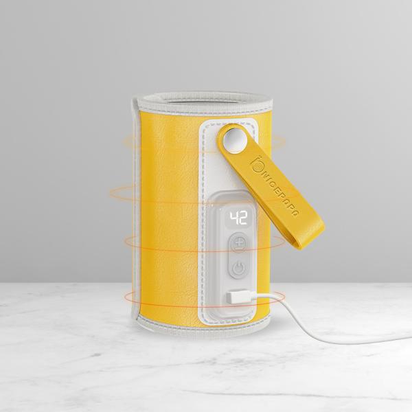 USB Rechargeable Temperature Bottle Warmer Portable Type C Five Speed Adjustable For Infant