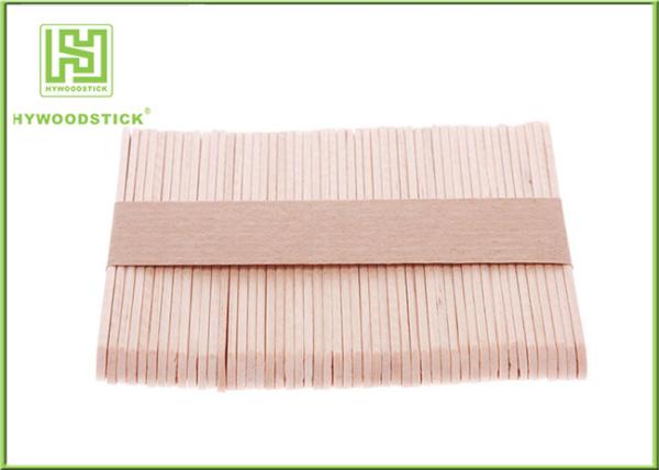 Odorless Wooden Marshmallow Sticks , Thick Hot Dog Sticks For BBQ Shop